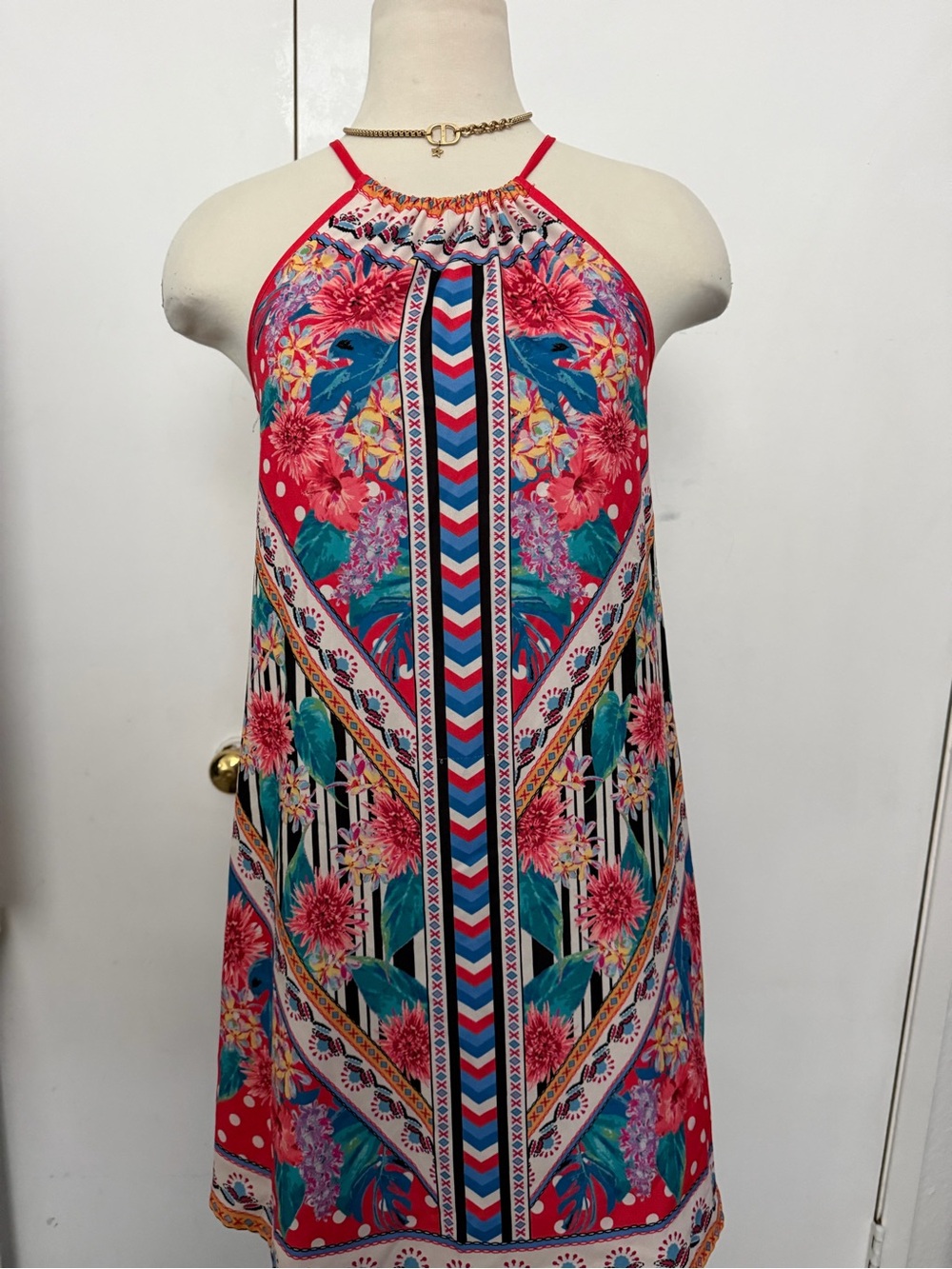 Flying Tomato Red Multi Floral Maxi Dress